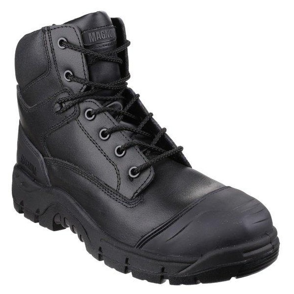 Roadmaster Leather Sicherheits Stiefel Unisex Schwarz 39