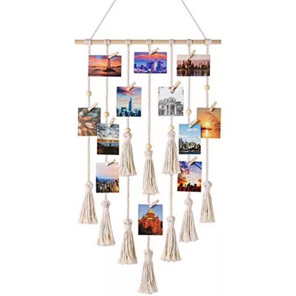 Makramee Wandbehang Foto Wand Boho Deko Chic gewebt Wandteppich für Home Decor, Schlafzimmer Makramee Wandbehang Foto Wand Boho Deko Chic gewebt Wandteppich für Home Decor, Schlafzimmer