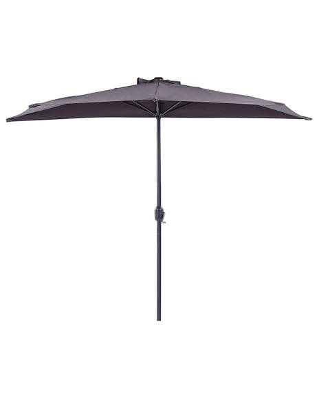 Halbrunder Sonnenschirm aus Polyester Modern GALATI Halbrunder Sonnenschirm aus Polyester Modern GALATI