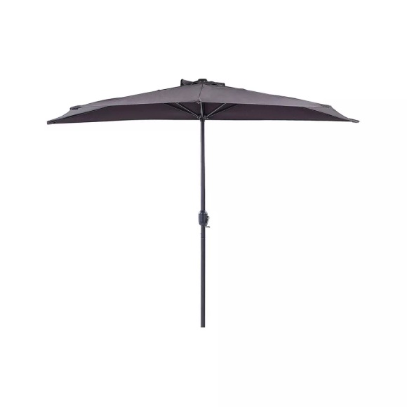 Halbrunder Sonnenschirm aus Polyester Modern GALATI Halbrunder Sonnenschirm aus Polyester Modern GALATI