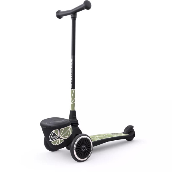 Scoot And Ride | Highwaykick 2 Lifestyle | Green Lines Unisex 120 mm