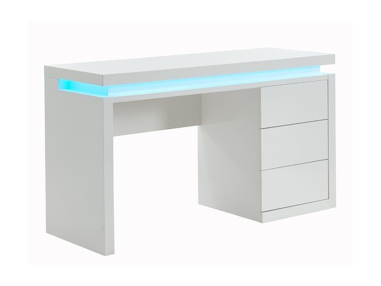Schreibtisch mit 3 Schubladen LEDBeleuchtung MDF EMERSON Schreibtisch mit 3 Schubladen LEDBeleuchtung MDF EMERSON