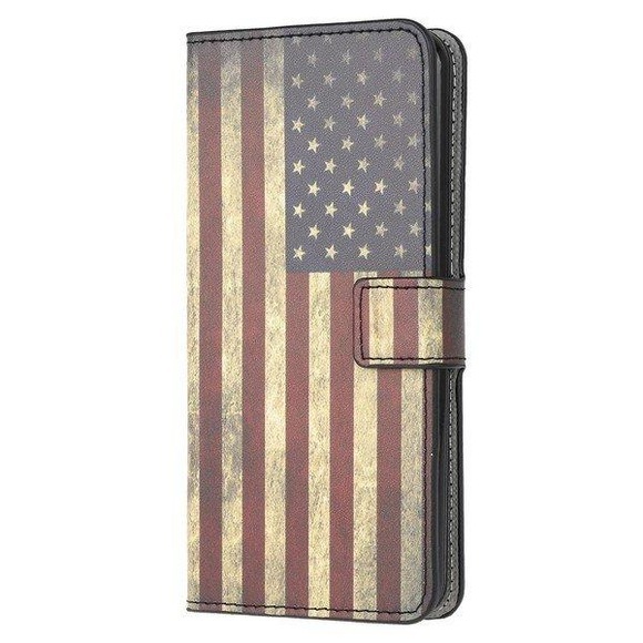 Galaxy S10 Lite - Leder Hülle US Flagge