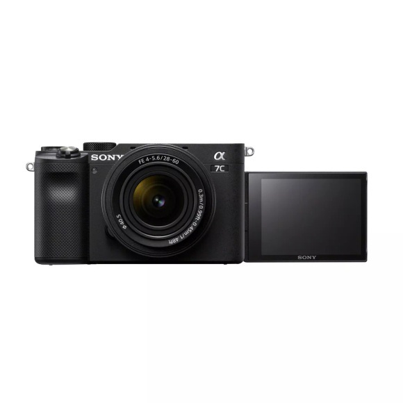 SONY Alpha 7C Body + FE 28-60 mm F4-5.6 - Systemkamera (Fotoauflösung: 24.2 MP) Schwarz