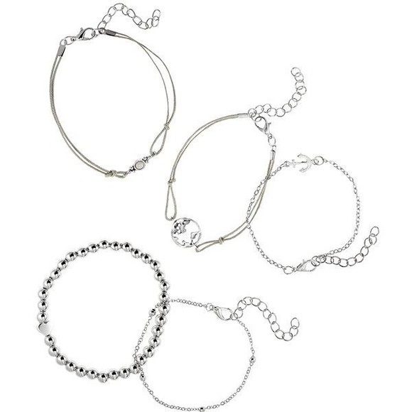 Multi Armband Poliert Unisex Silber ONE SIZE