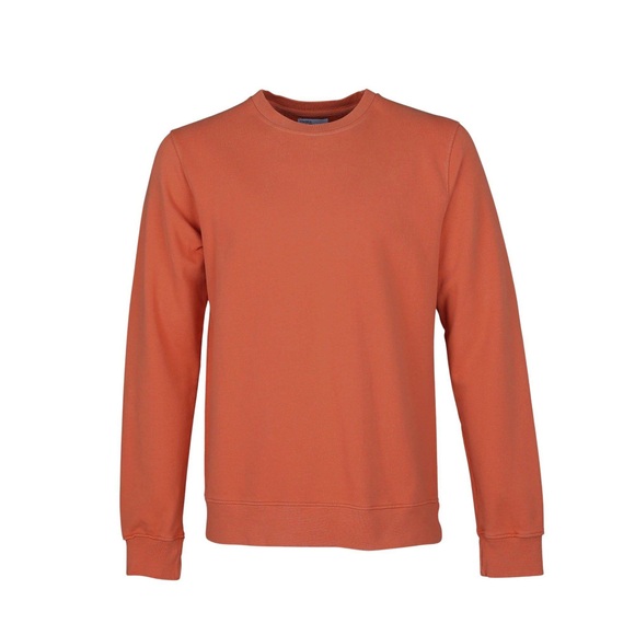 Sweatshirt Mit Rundhalsausschnitt Classic Organic Dark Amber Herren L