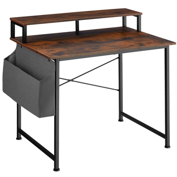 Schreibtisch mit Ablage und Stofftasche Schreibtisch mit Ablage und Stofftasche