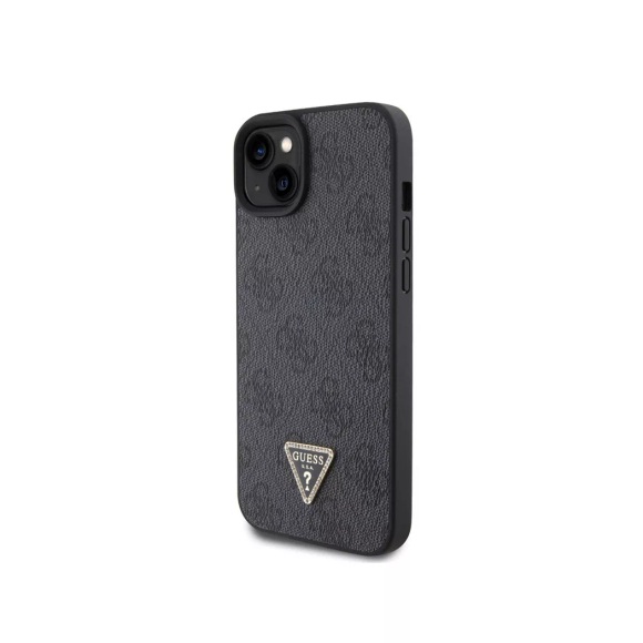 Guess - Hülle iPhone 15 Triangle Diamond 4G, Schwarz