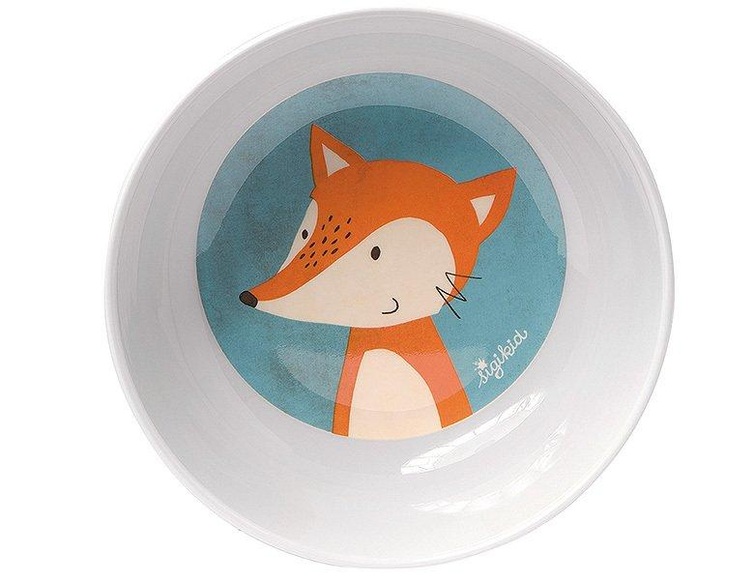 sigikid ® Melamin-Schüssel Fuchs - türkis