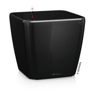 Lechuza - 4er-Set Blumenkästen mit Integriertem Bewässerungssystem Quadro Premium 21 LS - Schwarz