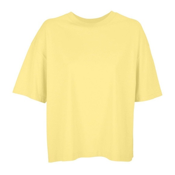 Tshirt Damen Gelb Pastel XL
