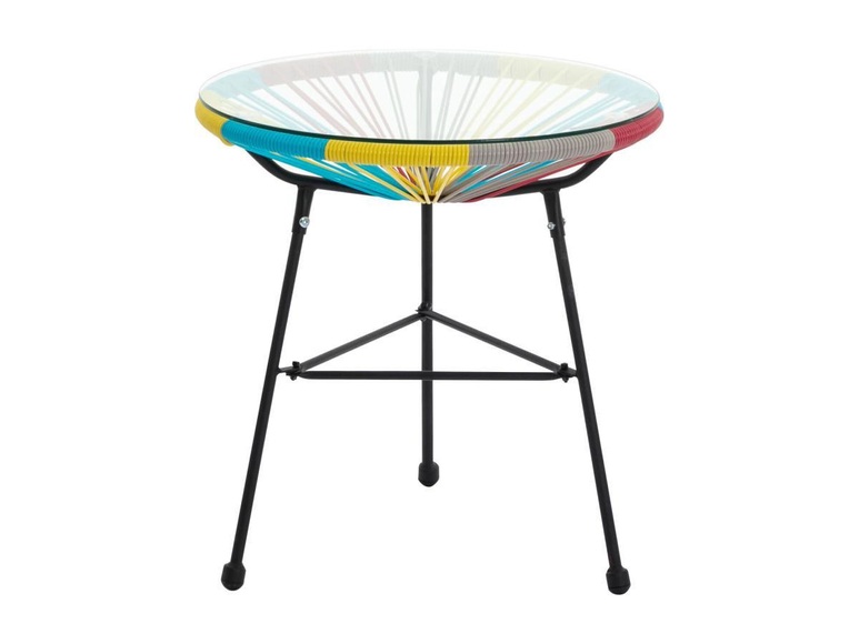 Gartentisch - Polyrattan - Mehrfarbig - Alios Iii Von Mylia Unisex Multicolor ONE SIZE