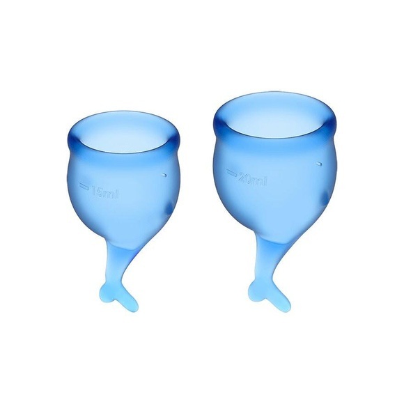 Feel Secure Menstruationstasse Dunkelblau | Satisfyer