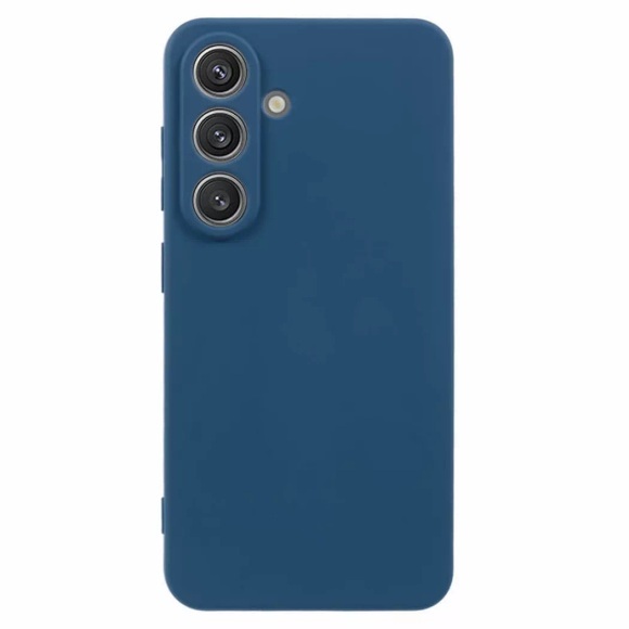 Cover-Discount - Galaxy S25 Silikon Gummi Hülle, Blau