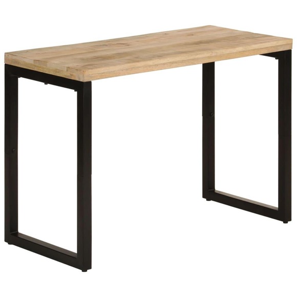vidaXL Esstisch 110x50x76 cm Massivholz Mango