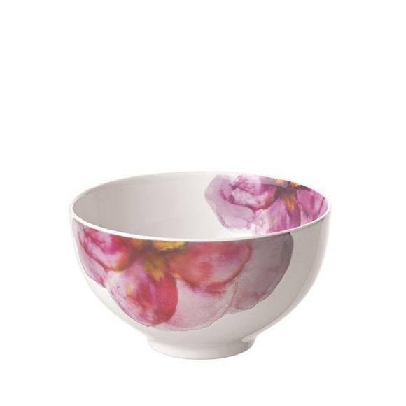 Villeroy & Boch Müslischale , 10-4287-1900 , Rosa, weiss , Keramik , Blume , 003407198203