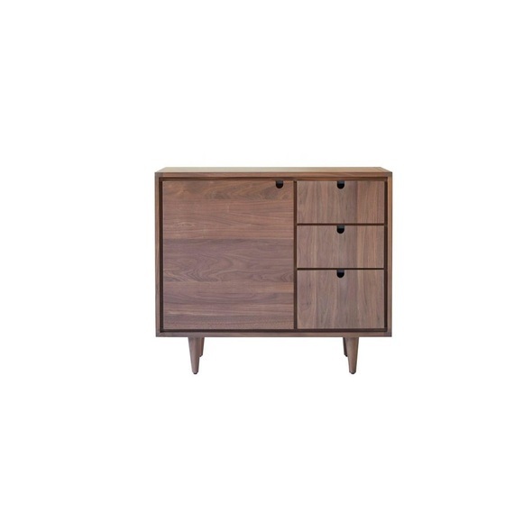 Waschtischunterschrank aus massivem Nussbaum 95 cm Jonàk Waschtischunterschrank aus massivem Nussbaum 95 cm Jonàk