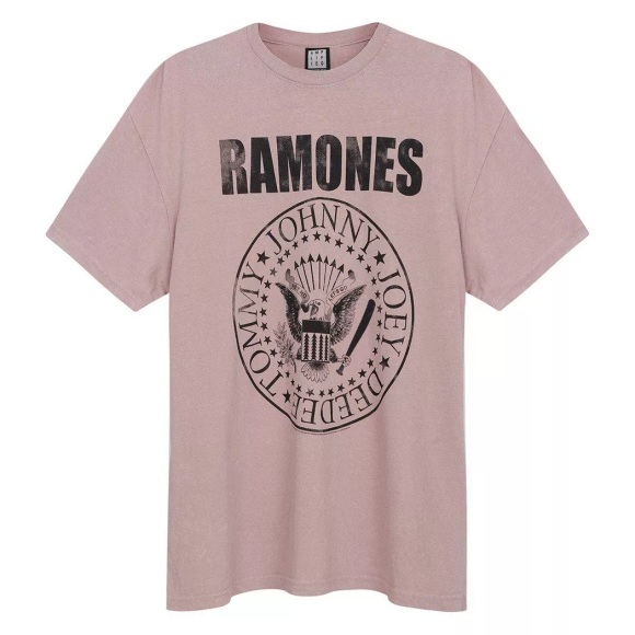 Amplified - Vintage Crest TShirt, für Herren, Pink, Größe M