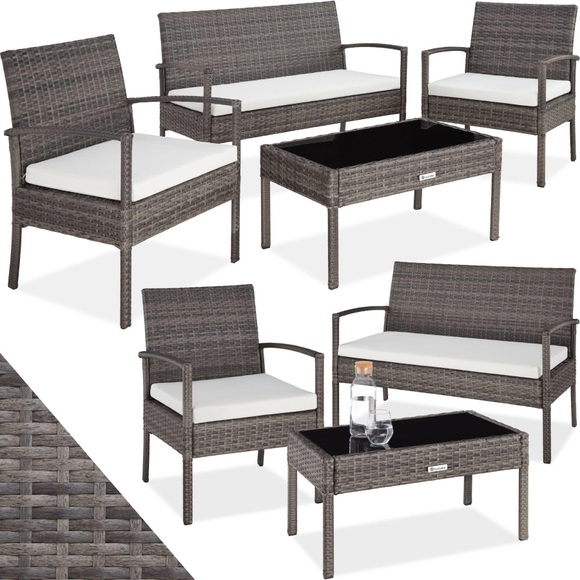 Rattan Sitzgruppe Sparta 3+1 Rattan Sitzgruppe Sparta 3+1
