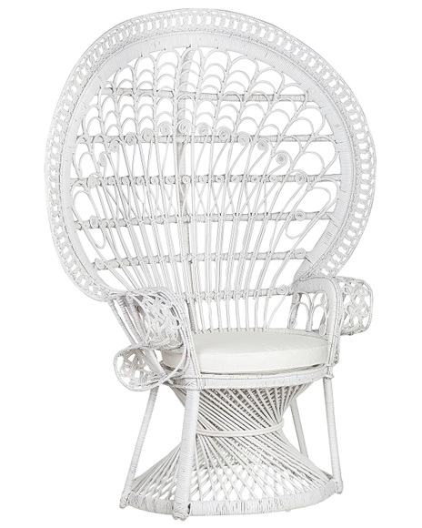 Gartenstuhl aus Rattan Boho EMMANUELLE Gartenstuhl aus Rattan Boho EMMANUELLE