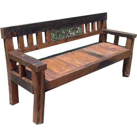 Gartenbank Sumba Teak Dunkelbraun 180 Unisex Braun ONE SIZE