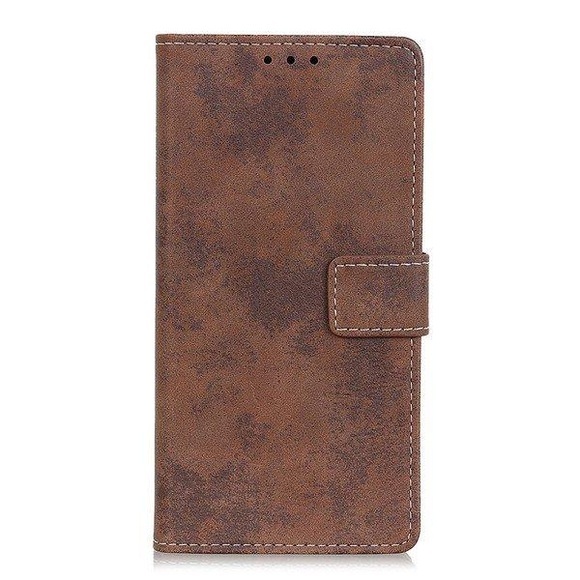 iPhone 11 Pro - Vintage Leder Hülle in Wildleder Optik
