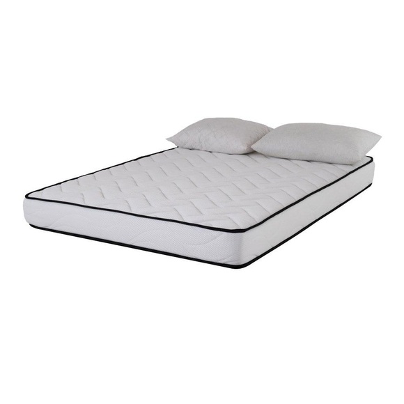 Matratze comfort 160x200 | schaumstoff 25kgm³ | 18 cm | 2 kissen aus memory-flocken 50x70cm Matratze comfort 160x200 | schaumstoff 25kgm³ | 18 cm | 2 kissen aus memory-flocken 50x70cm