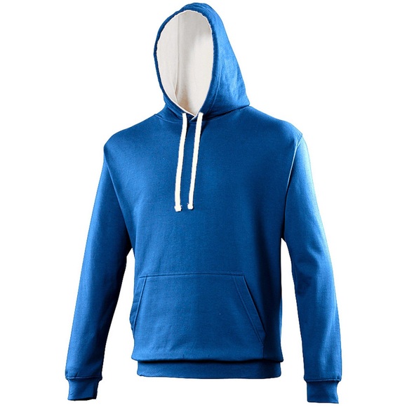 Kapuzenpullover Damen Blau XL