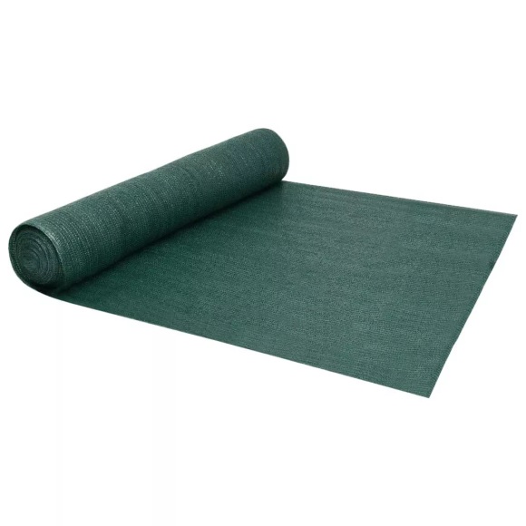 vidaXL Zaunblende Grün 2x25 m HDPE 150 g/m²
