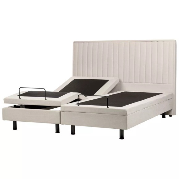 Bett mit Lattenrost aus Polyester Klassisch DUKE II Bett mit Lattenrost aus Polyester Klassisch DUKE II