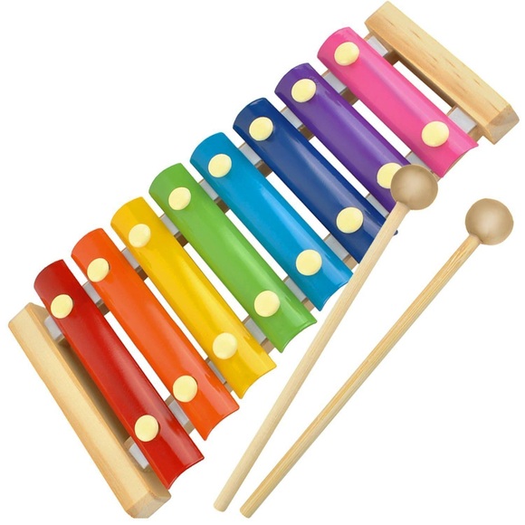 Xylophon mit 2 Percussion Sticks