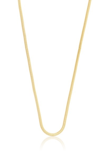 Collier Schlange Gelbgold 750, 1.6mm, 40cm Damen Gelbgold 40cm