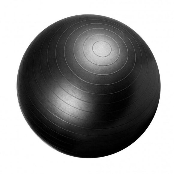 Gorilla Sports - Gymnastik Fitness Sitzball - Schwarz 65 cm