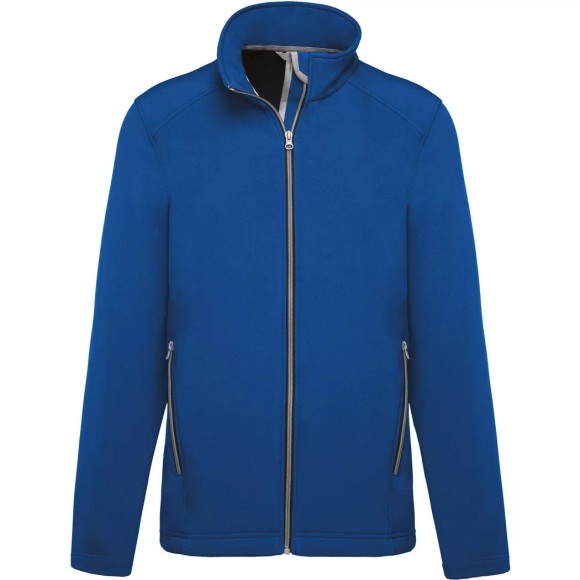 Jacke Softshell 2 Couches Unisex Königsblau L