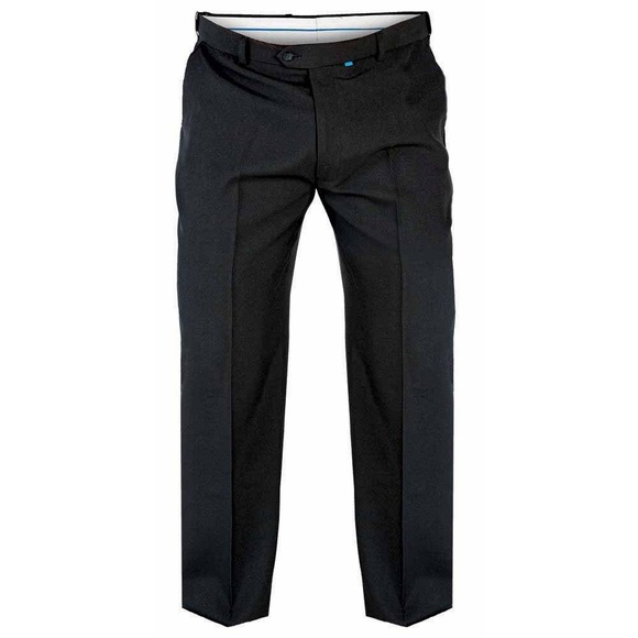Duke Clothing Bügelfaltenhose »Herren Kingsize Max D555 Hose verstellbarer Bund«