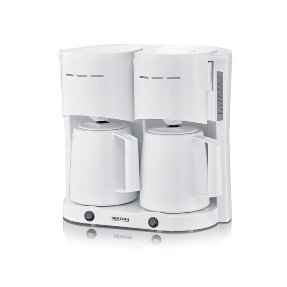 Severin KA 9314 Kaffeemaschine Weiß Fassungsvermögen Tassen=16 Isolierkanne