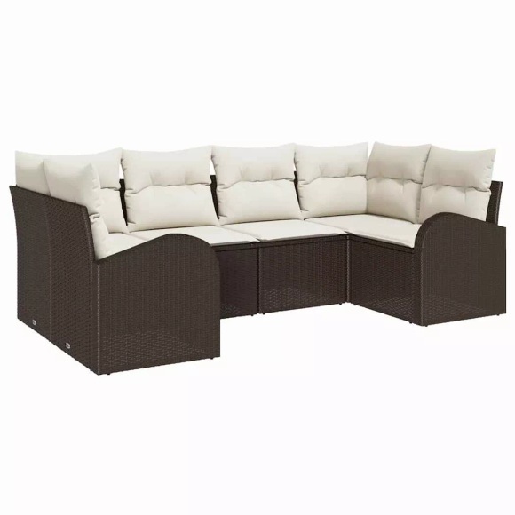 VidaXL - Garten-sofa poly-rattan, One Size, Braun