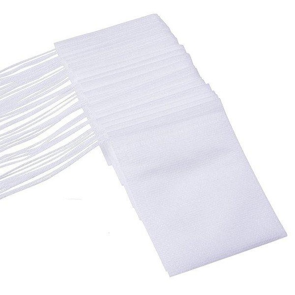 100er-pack Leere Teebeutel Unisex Weiss ONE SIZE