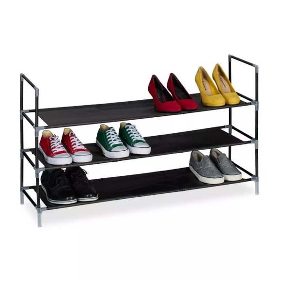 B2X - Schuhregal mit Stoffebenen 1 m, 36cm