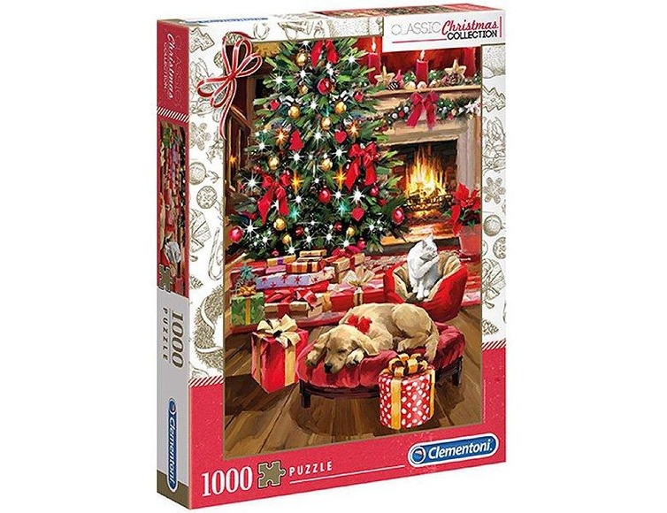Clementoni Puzzle Weihnachten am Feuer 1000 tlg.