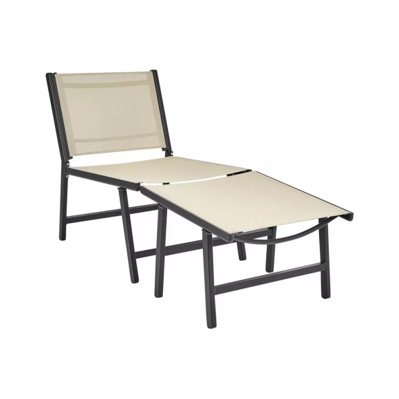 Beliani - Gartenstuhl aus Textil Modern MARCEDDI, One Size, Perle