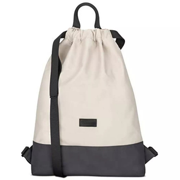 Gym Bag Sand Gray - No 7 - Rucksack Für Sport Und Festival - Tasche Rucksack Klein Mit Innentasche Unisex Multicolor ONE SIZE