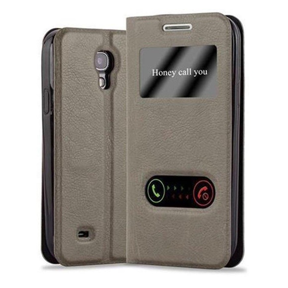 Hülle für Samsung Galaxy S4 MINI Magnetverschluss, 2 Sichtfenstern