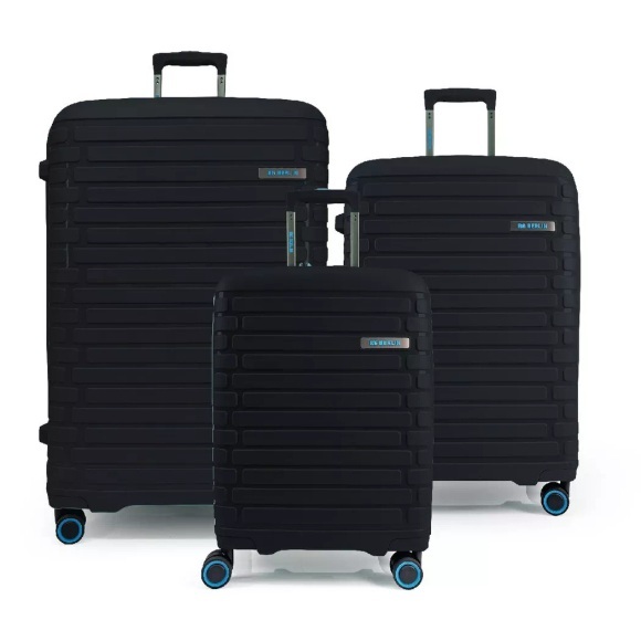 Soda Luggage - 3er Kofferset Schwarz
