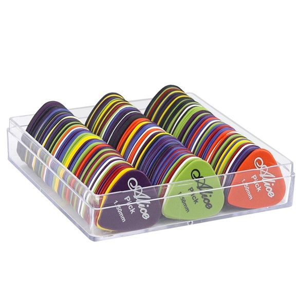 50x Gitarrenplektren - 0,58-1,50 Mm Unisex ONE SIZE