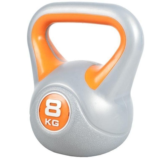 Kettlebell Stylish Unisex Taubengrau 8KG
