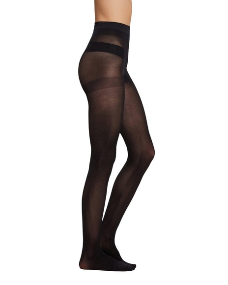Blickdichte Strumpfhose, 40 Den Damen Schwarz M