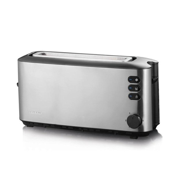 Severin AT2515 Automatik-Langschlitztoaster Edelstahl-schwarz