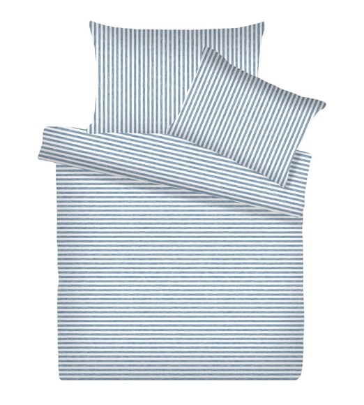 Melange Jersey Streifen Bettwäsche Set Melange Jersey Streifen Bettwäsche Set