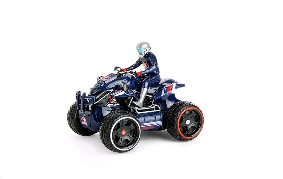 Carrera RC 370160143 Red Bull - Amphibious Quadbike 1:16 RC Einsteiger Funktionsmodell Elektro Amphibienfahrzeug